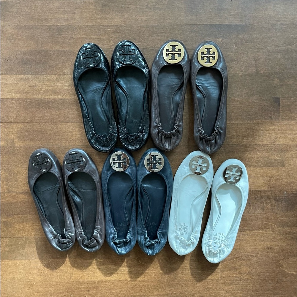 Tory Burch Ballet Flats Bundle (5)